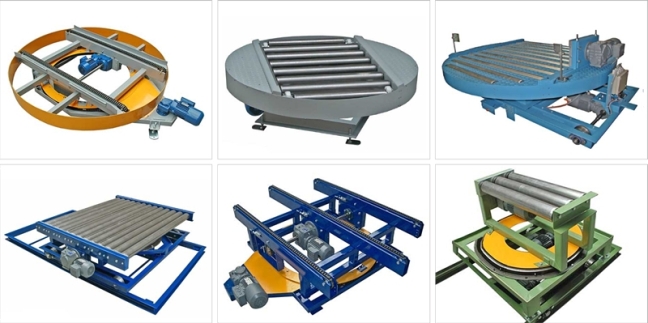 頂升旋轉同步輥筒輸送機